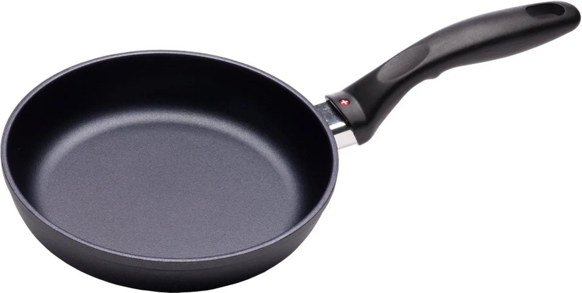 Koekenpan 20cm- niet geschikt voor inductie van Swiss Diamond in Zwart – productfoto