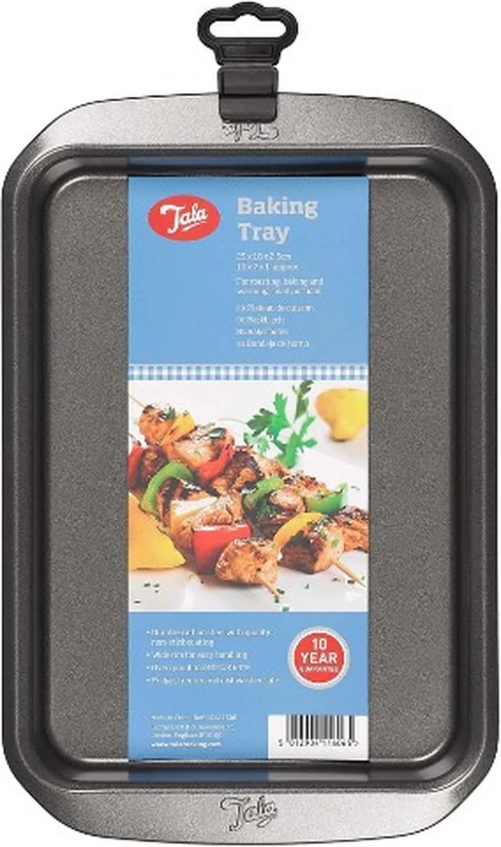 Everyday – Bakplaat – 31 x 20,5 cm – Non-stick – Carbonstaal – Stapelbaar – Met Brede Handgrepen fra Tala i Grå – produktbillede