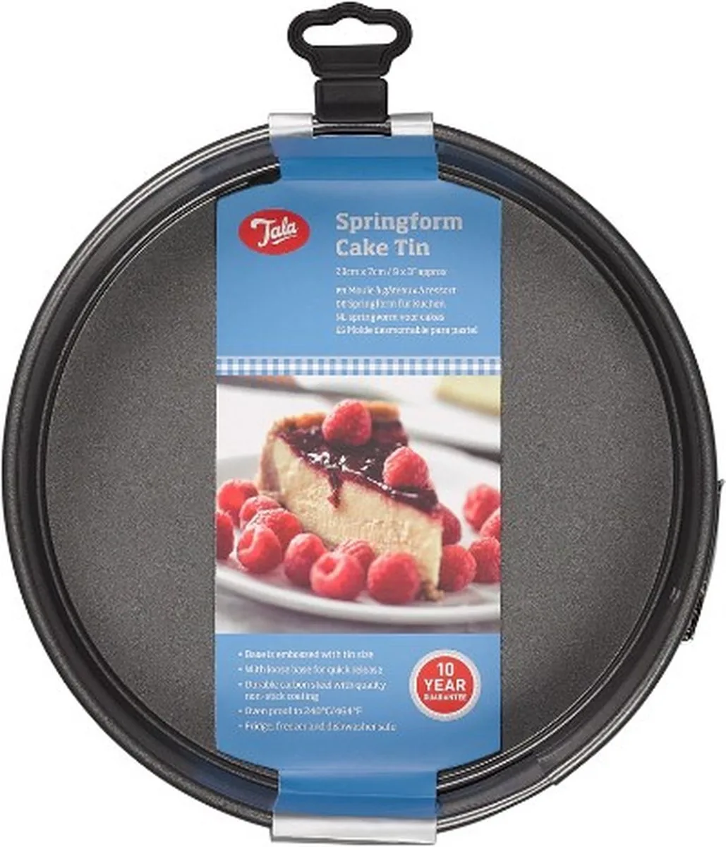 Everyday - Springvorm - 23 cm - Brede Rand - Losse Bodem - Antiaanbaklaag - PFAS-vrij de Tala en Gris – photo produit