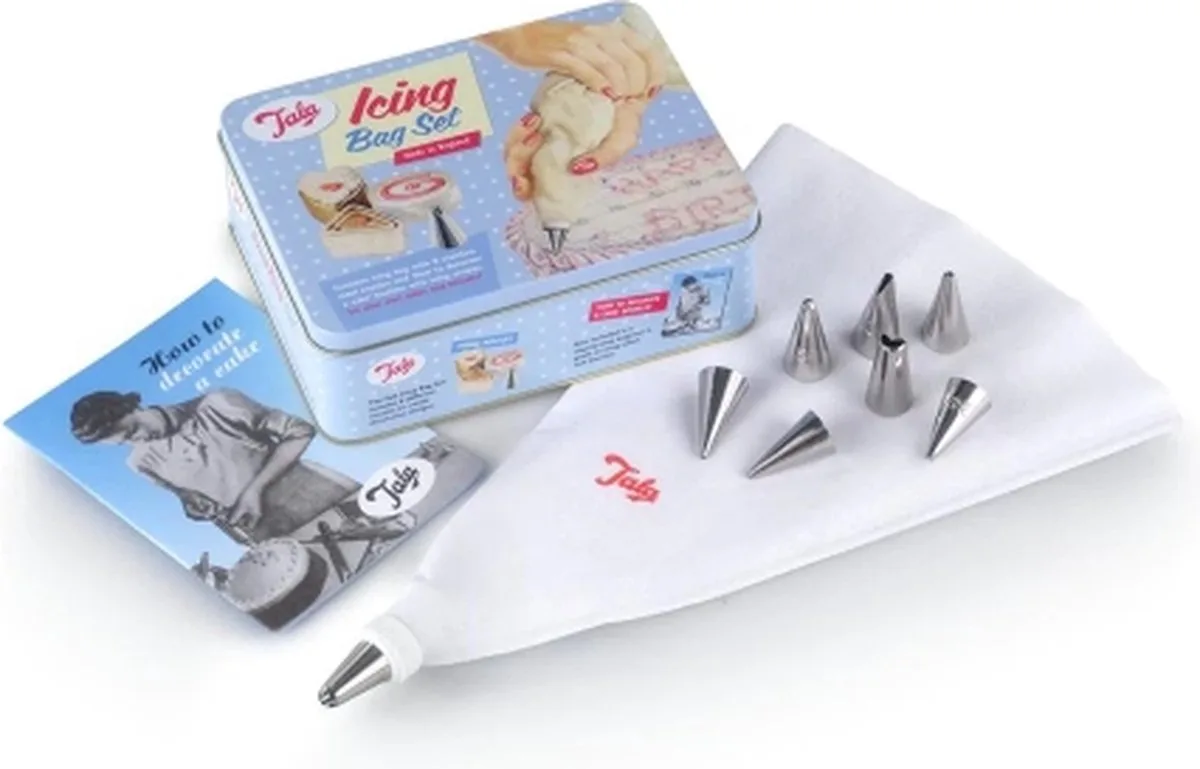 Icing spuitzak 1950S, In Blik, Metaal fra Tala i Sølv – produktbillede