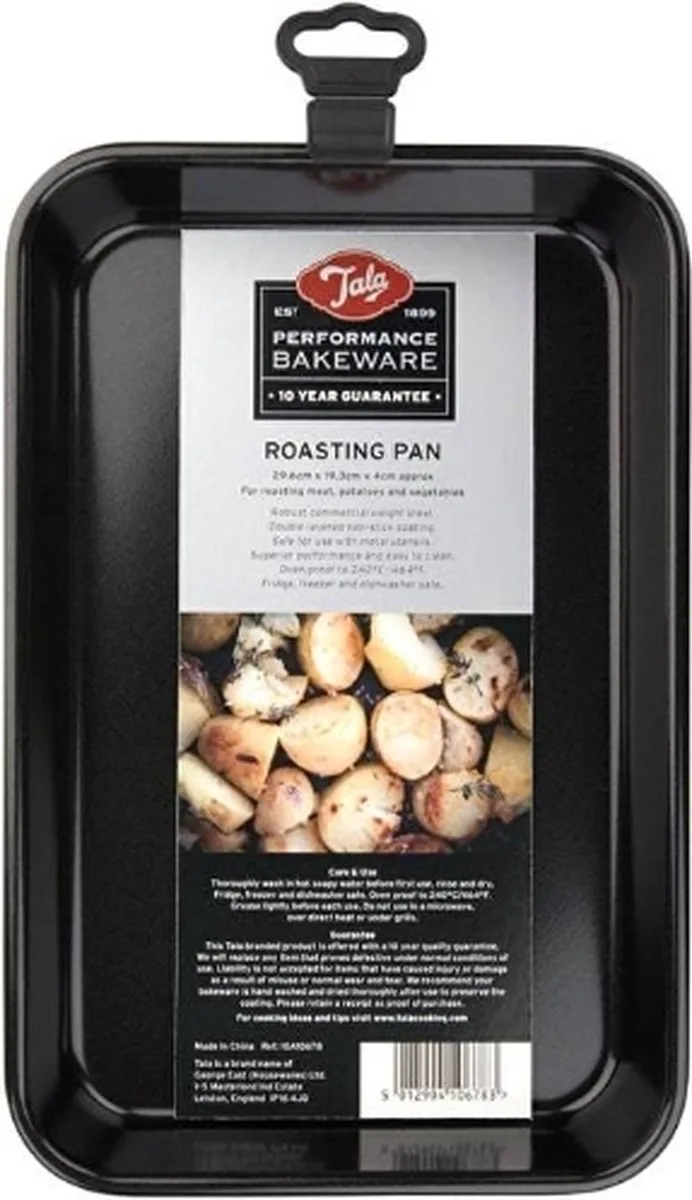 Performance - Braadslede - 29,6 x 19,3 x 4 cm - Non-stick - Ovenbestendig fra Tala i Sort – produktbillede