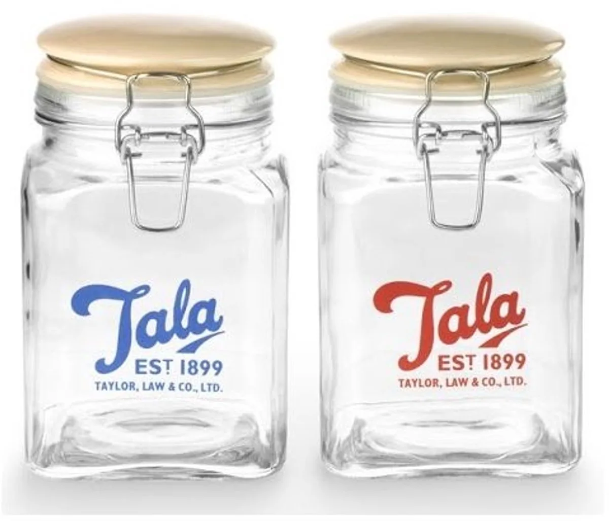 Tala 1960/1100 Glazen Opbergpot (weckpot) 1100ml von Tala in Beige – Produktfoto
