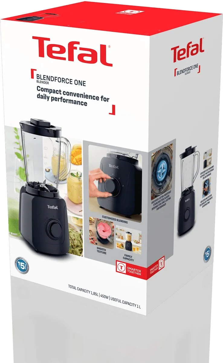 Blendforce Essential BL4108 1L blender by Tefal in Black – product photo