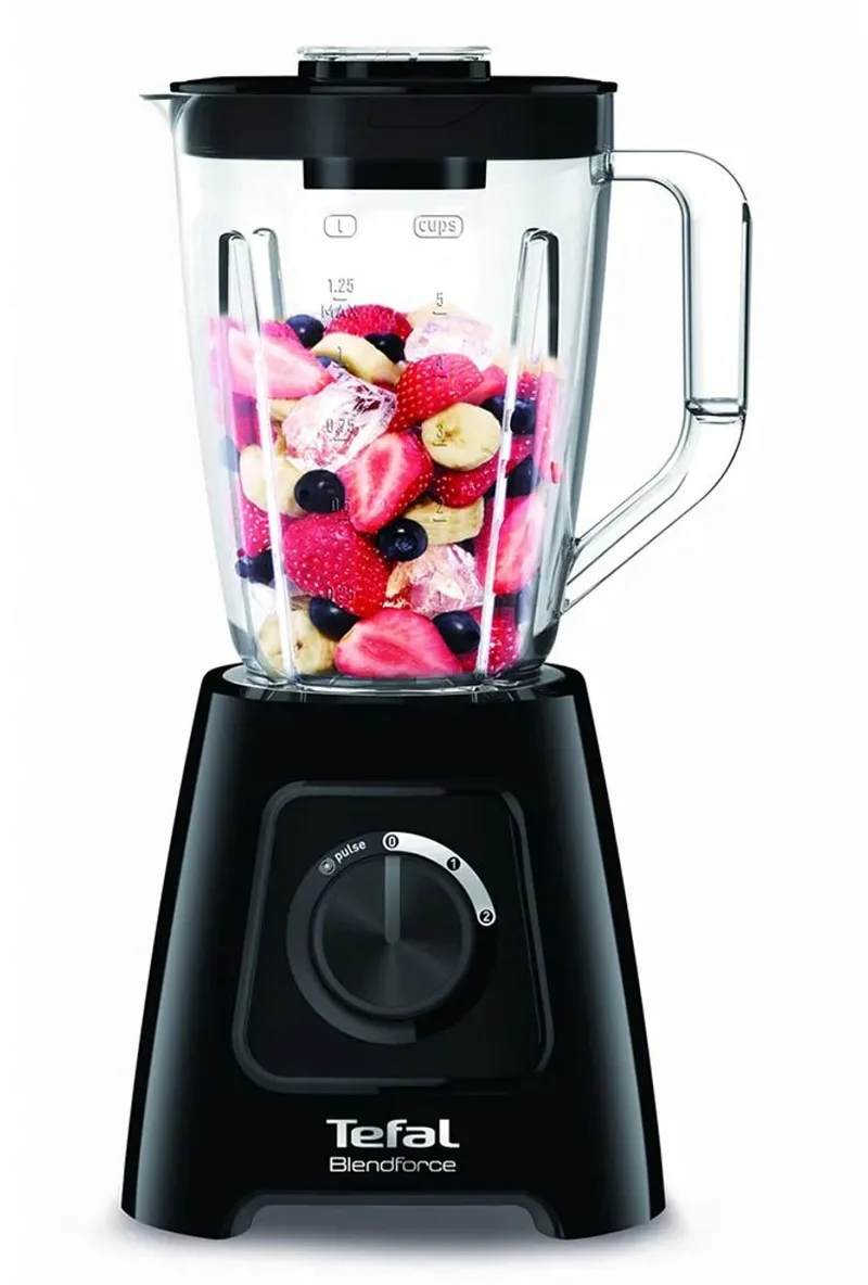 BlendForce II BL4208 - Blender - 1.25L - 600W - Smoothie maker - Pulse functie de Tefal en Noir – photo produit