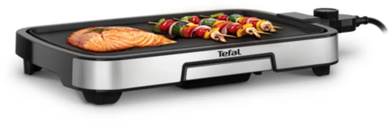 CB630D Plancha Inox - Elektrische barbecue Zwart van Tefal in Roestvrijstaal – productfoto