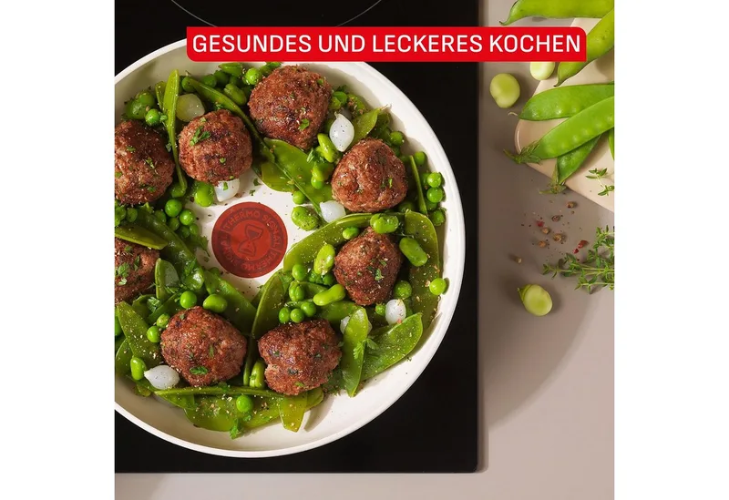 Cera Bright ON - Keramische Pannenset - 5-delig - PFAS-vrij - Geschikt voor Inductie von Tefal in Beige – Produktfoto 4 von 5