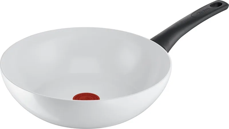 Ceramic Control wokpan - Ø 28 cm by Tefal in White – product photo