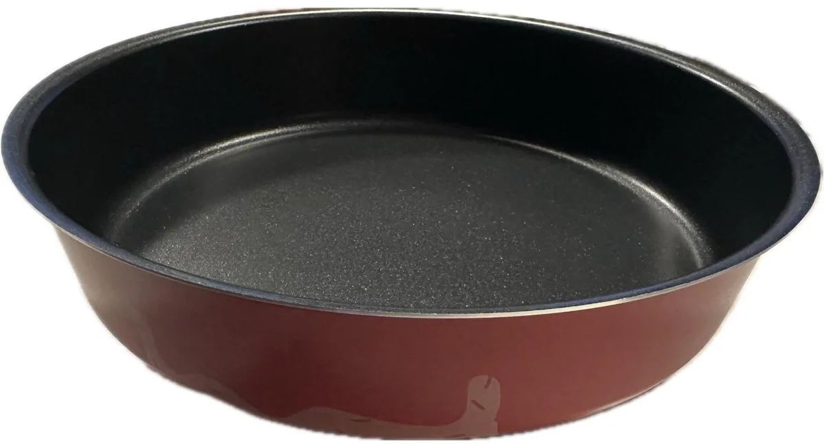 Chefclub Ronde Cakevorm Ø 24 cm – Aluminium – Antiaanbaklaag van Tefal in Rood – productfoto