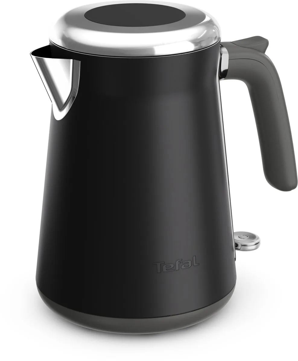 Collection KI6668 - Waterkoker - 1,7L - Stijlvol Retro Design - 1-kopsindicator - Automatische Uitschakeling - 2400W från Tefal i Svart – produktbild