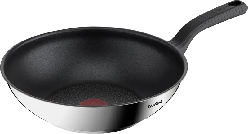 Comfort Max Wok 28cm - Anti-aanbak, Inductie, RVS by Tefal in Silver – product photo