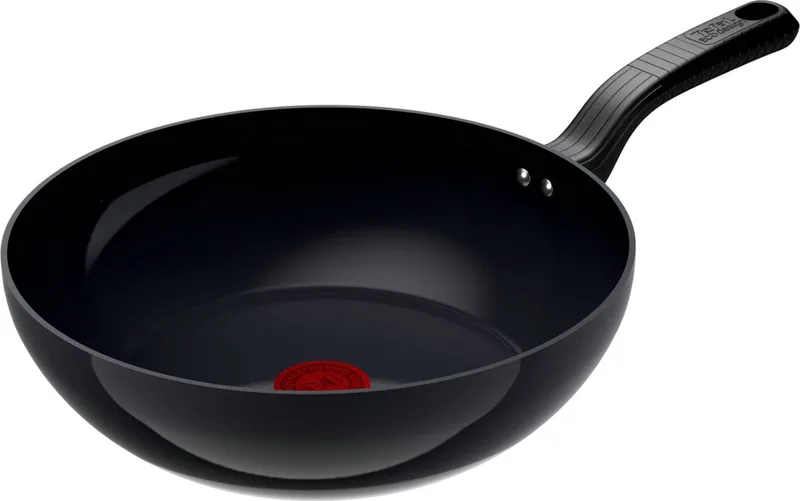 Cook & Change Keramische Wokpan 28 cm - PFAS-vrij - Inductie - Lichtgewicht de Tefal en Noir – photo produit