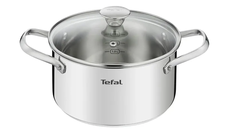Cook Eat 3-delige kookset (koekenpan 28 cm, steelpan 16 cm, kookpan 20 cm) by Tefal in Roestvrijstaal – product photo 3 of 5