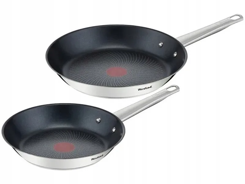 Cook Eat Pannenset (2 stuks) - 24 & 28 cm by Tefal in Silver – product photo