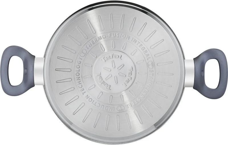 Daily Cook Steelpan 24 cm – 4.5 Liter – Met Deksel – Roestvrij Staal – Geschikt voor Inductie – Vaatwasserbestendig – Zilver von Tefal in Roestvrijstaal – Produktfoto 4 von 5