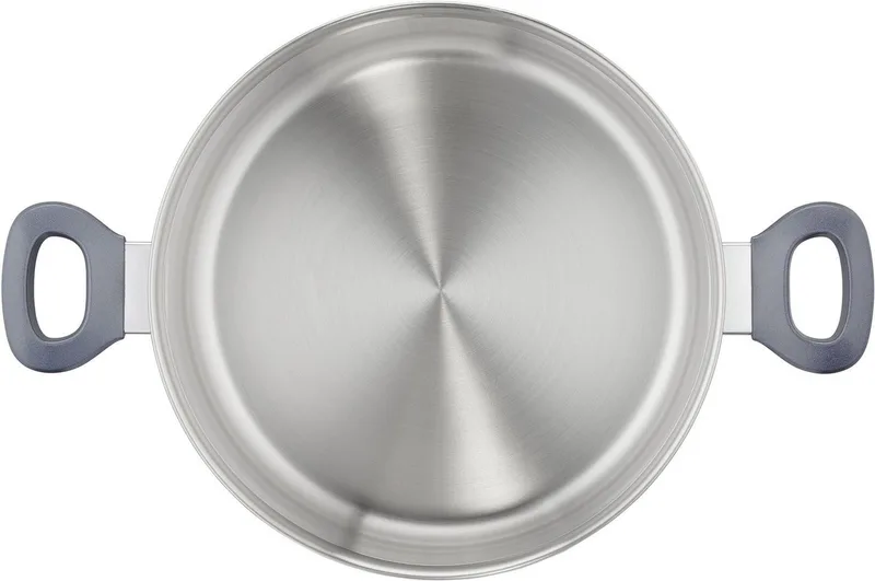 Daily Cook Steelpan 24 cm – 4.5 Liter – Met Deksel – Roestvrij Staal – Geschikt voor Inductie – Vaatwasserbestendig – Zilver von Tefal in Roestvrijstaal – Produktfoto 3 von 5