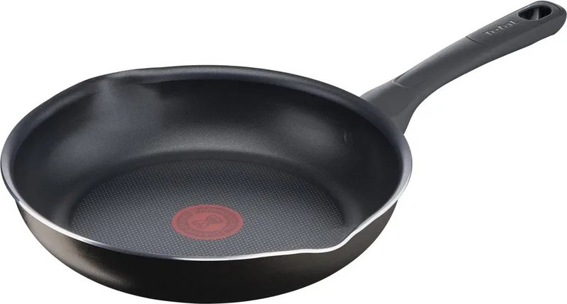 Day by Day Koekenpan - Ø24cm - Niet geschikt voor Inductie - Anti-aanbaklaag - Schenktuiten - Aluminium von Tefal in Schwarz – Produktfoto