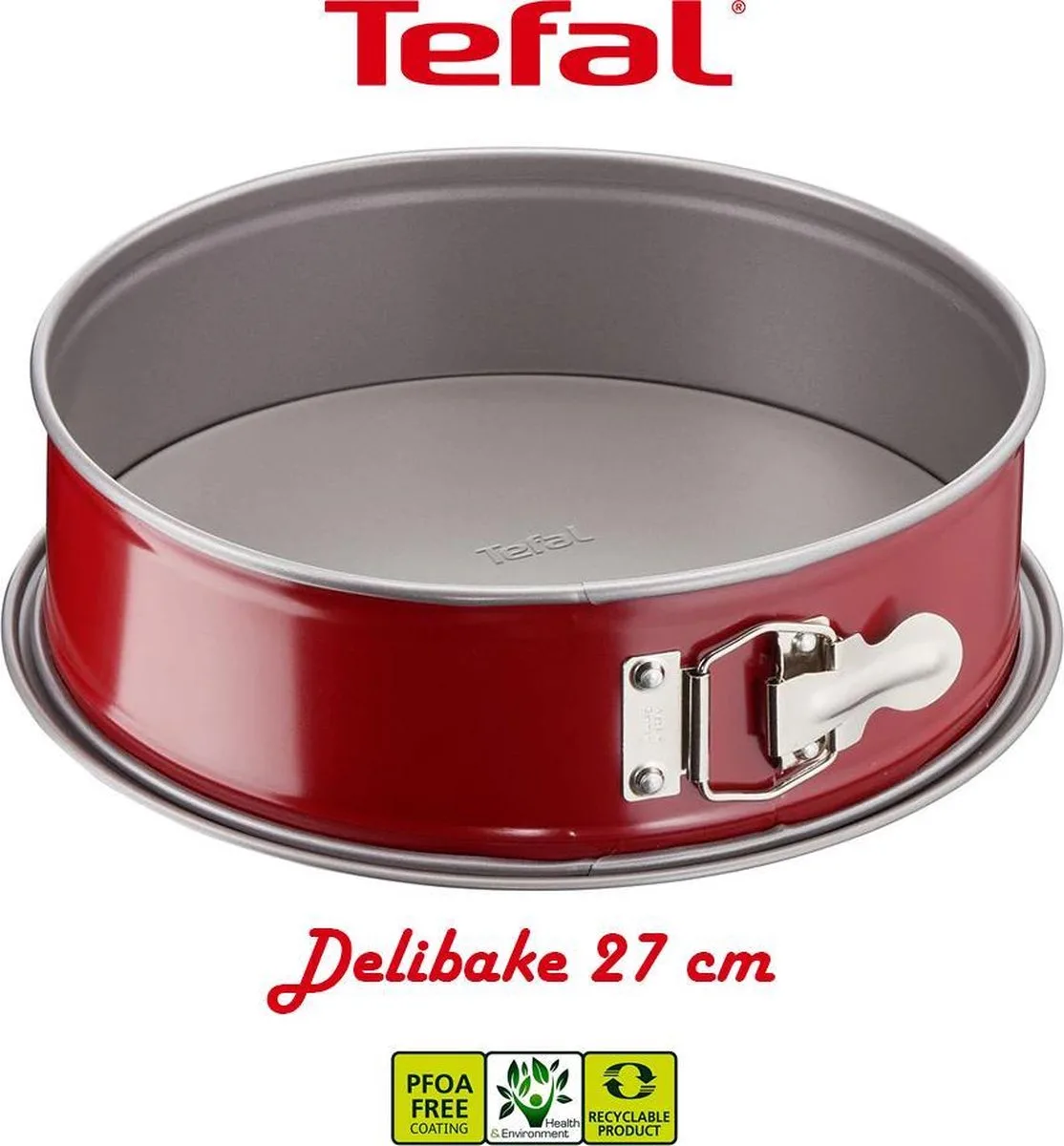 Delibake Springvorm - 27 cm de Tefal en Rouge – photo produit
