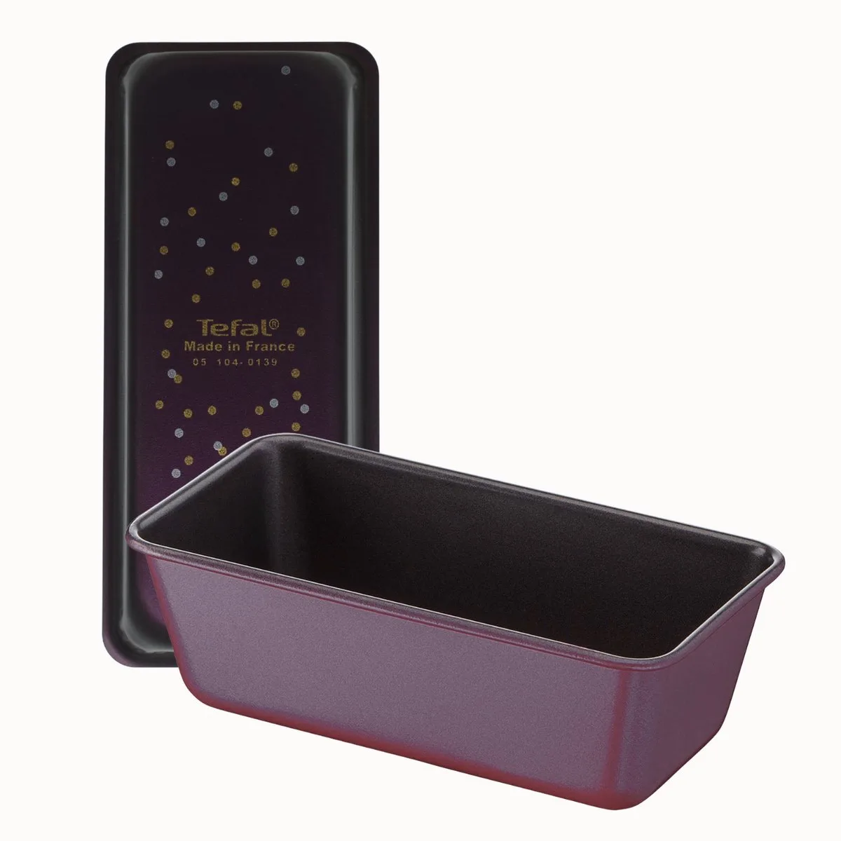 Delight Bakvorm 26x10 cm Gerecycled Aluminium – Duurzaam Bakken van Tefal in Bordeau – productfoto