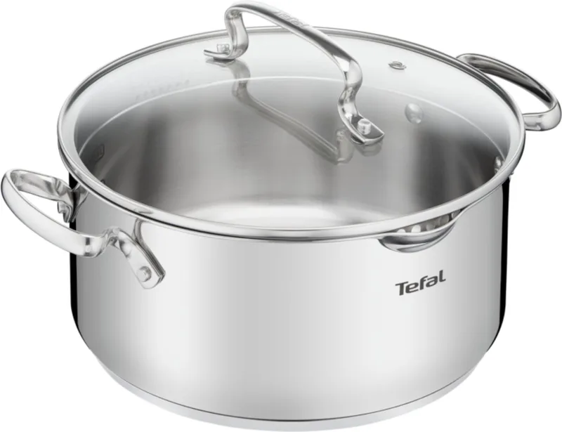 DUETTO+ G7194636 steelpan Rond by Tefal in Roestvrijstaal – product photo 1 of 5