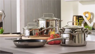 Duetto+ Kookpan - Multifunctionele pan Rond by Tefal in Grey – product photo 4 of 5