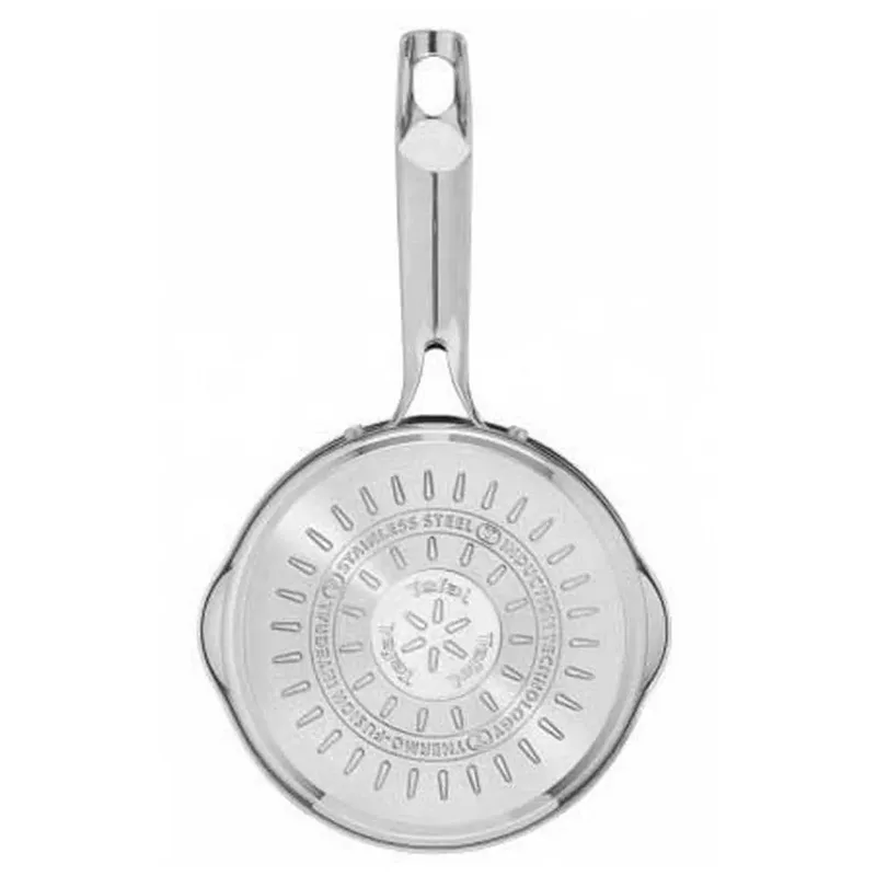 Duetto+ Kookpannenset 4-delig - RVS - Inductie - 16/20/24 cm - Afgietdeksel & Schenkrand van Tefal in Zilver – productfoto 3 van 6