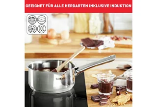 Duetto Kookpannenset 5-delig - RVS - Inductie - Afgietdeksel & Schenkrand de Tefal en Argent – photo produit 5 sur 5