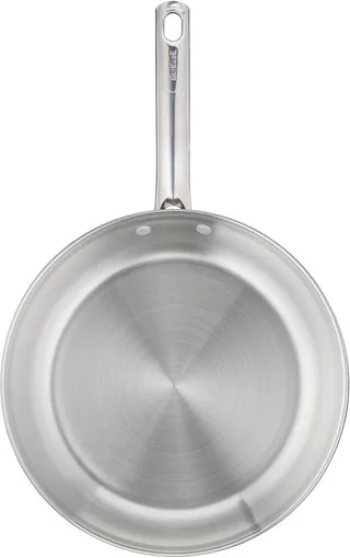 Duetto On B8660434 – Braadpan – 24cm – Inductiegeschikt – Knapperig bakresultaat – Premium roestvrij staal – Geklonken handgrepen – Koekenpan de Tefal en Argent – photo produit 2 sur 2