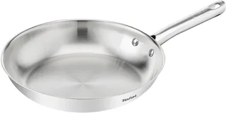 Duetto On B8660634– Braadpan – 28cm – Inductiegeschikt – Knapperig bakresultaat – Premium roestvrij staal – Geklonken handgrepen – Koekenpan von Tefal in Silber – Produktfoto 1 von 2