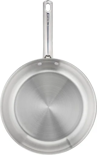 Duetto On B8660634– Braadpan – 28cm – Inductiegeschikt – Knapperig bakresultaat – Premium roestvrij staal – Geklonken handgrepen – Koekenpan von Tefal in Silber – Produktfoto 2 von 2