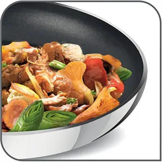 Duetto+ Pannenset - Koekenpannen - Ø20/26cm - Geschikt voor alle warmtebronnen - Anti-aanbaklaag - RVS von Tefal in Roestvrijstaal – Produktfoto 5 von 5