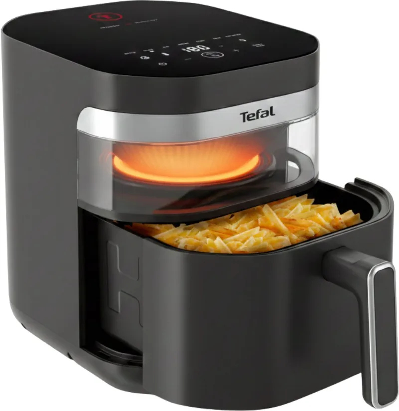 Easy Fry Infrared EY832H - Airfryer 7L - 1700W - Infraroodtechnologie - 2x Sneller Warm - 8 Programma's - Voor 8 Personen de Tefal en Gris foncé – photo produit