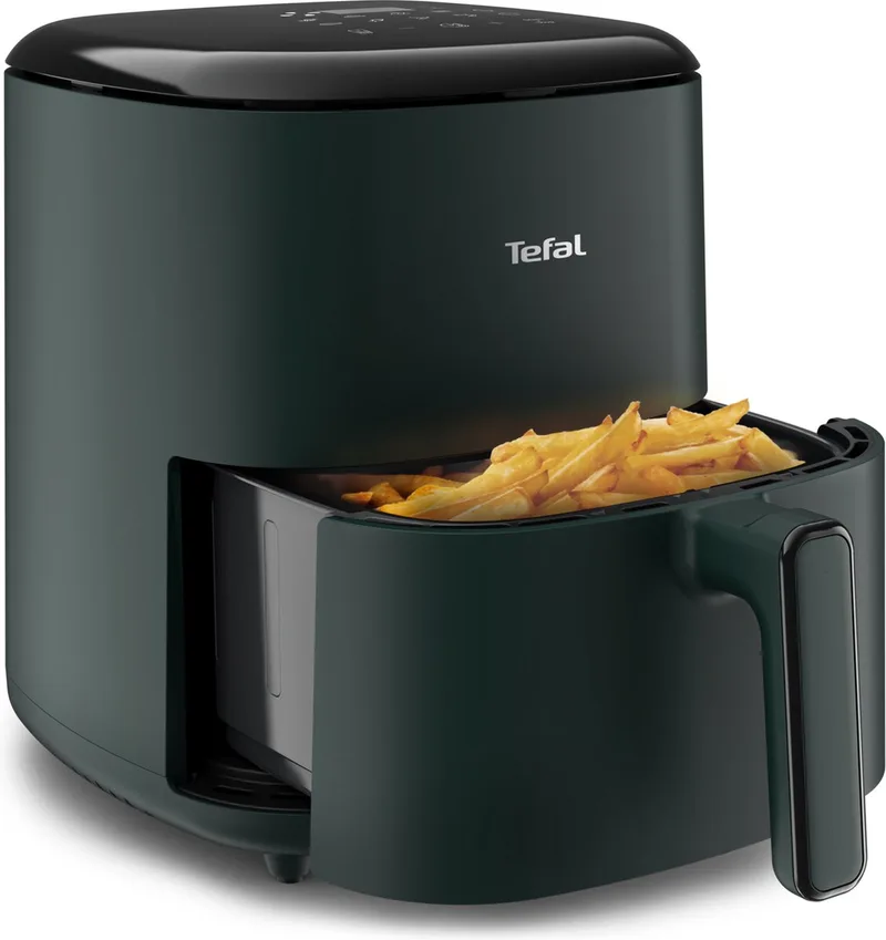 Easy Fry Max EY2453 - Airfryer 5L - 1500W - 10 Programma's - 70% Energiebesparing - Zwart - Voor 6 Personen by Tefal in Dark green – product photo