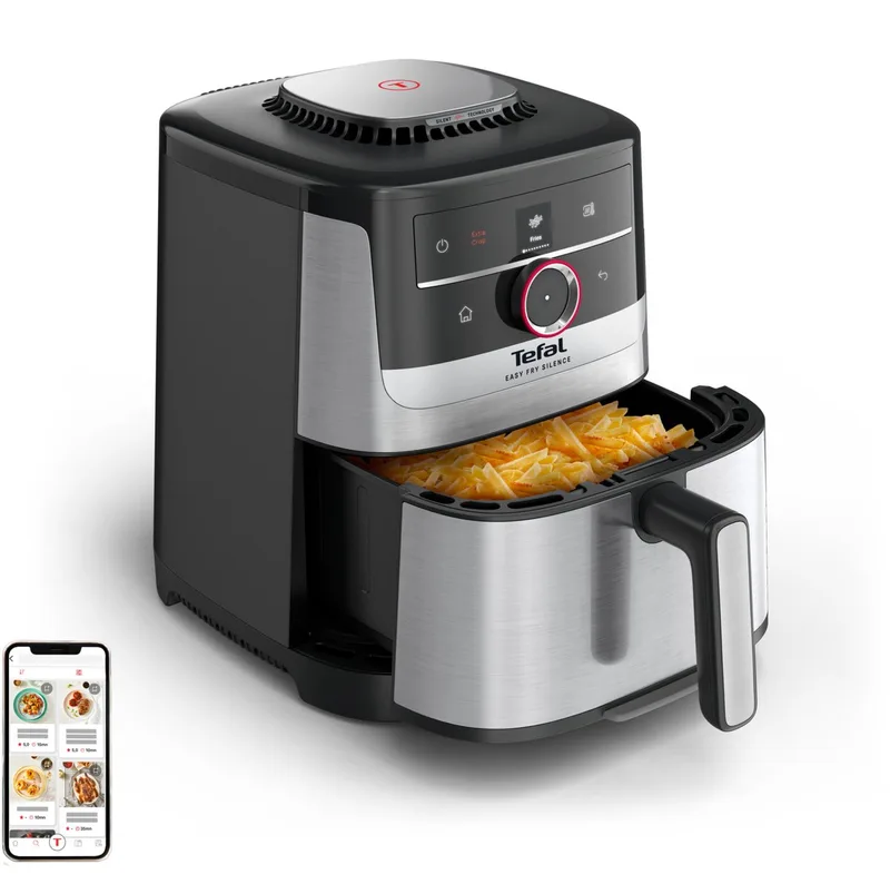 Easy Fry Smart & Silence XL EY572D Airfryer by Tefal in Rvs – product photo
