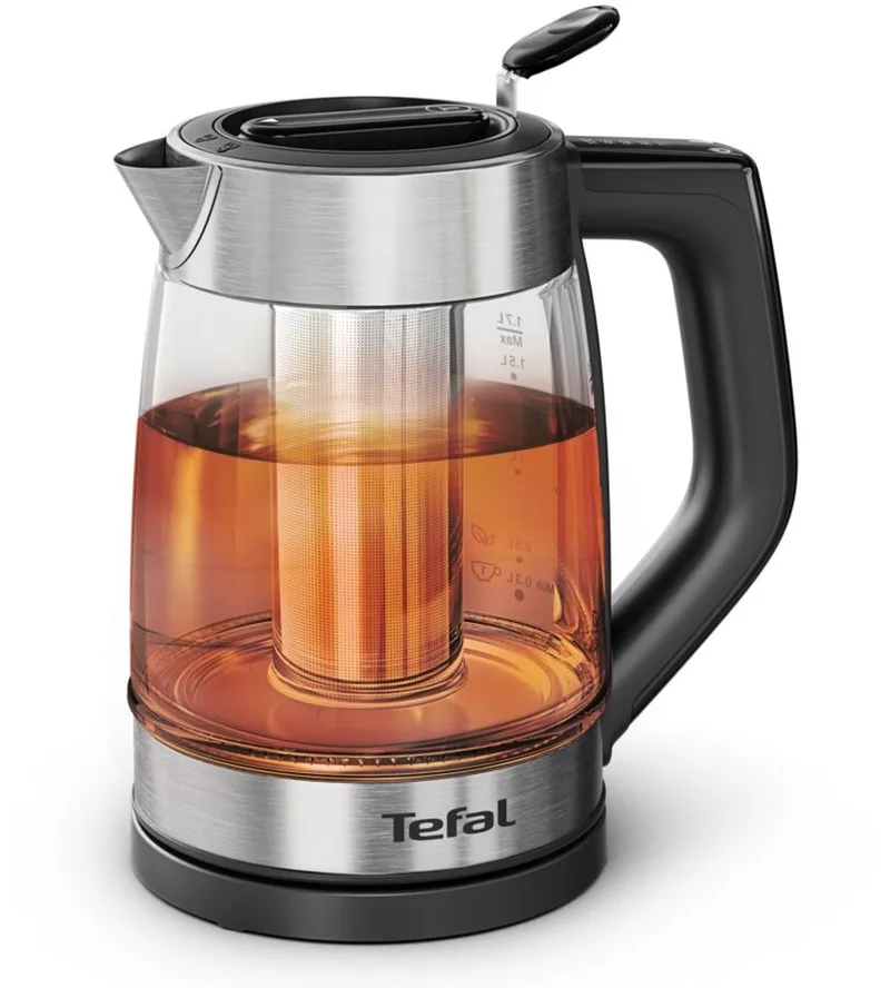 Element BJ760D - Waterkoker - 1.7 liter - Glas - 5 temperaturen - Warmhoudfunctie von Tefal in Rvs – Produktfoto