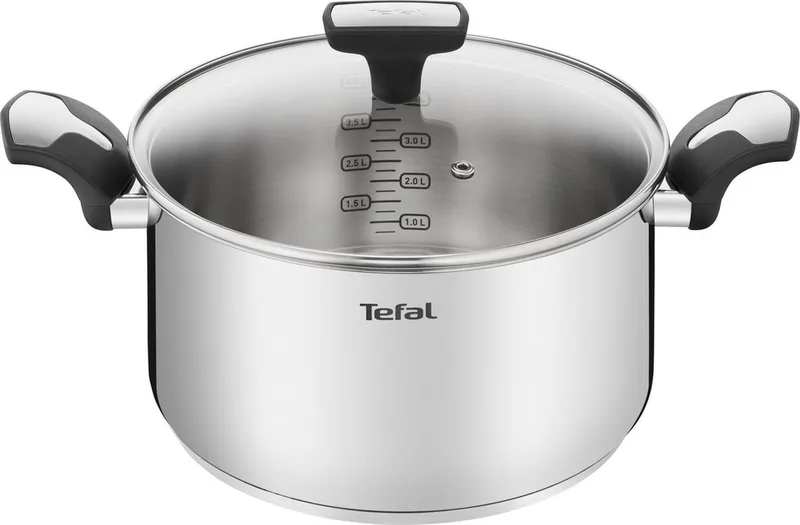 Emotion Kookpan met Deksel - Ø24cm - 5.2 Liter by Tefal in Roestvrijstaal – product photo
