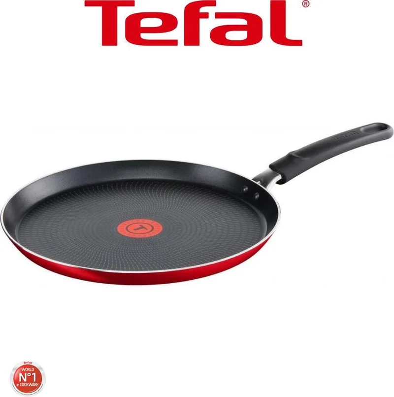 Essential Chef de France pannenkoekenpan - Ø25 cm Niet geschikt voor inductie by Tefal in Red – product photo