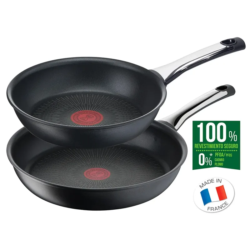 excellence Hoogwaardig Koekenpannenset - 2 Stuks - 20 + 26 cm by Tefal in Black – product photo 5 of 6