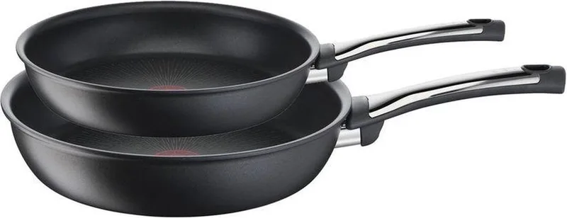 excellence Hoogwaardig Koekenpannenset - 2 Stuks - 20 + 26 cm by Tefal in Black – product photo 1 of 6