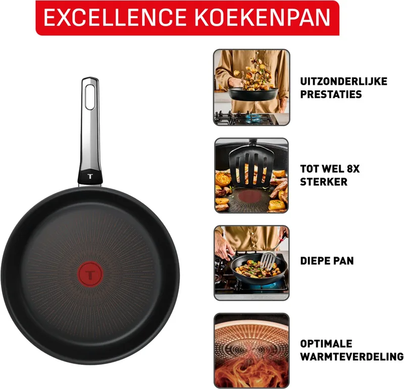 Excellence keramische Pannenkoekenpan by Tefal in Silver – product photo