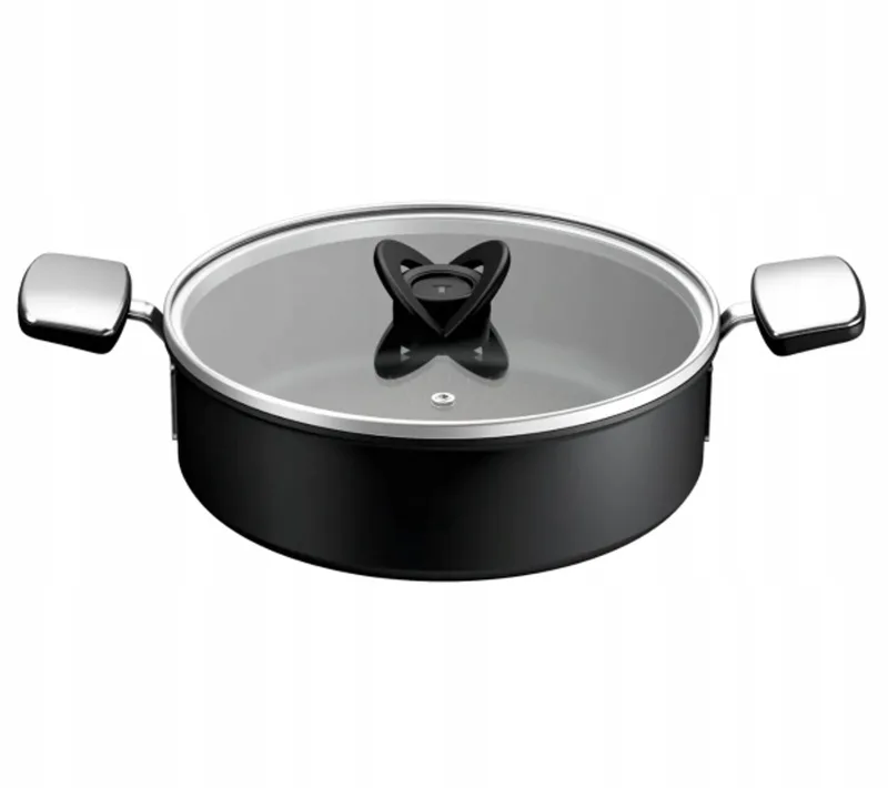 Excellence Plus Koekenpan met Titanium Coating - 24cm - Inductie by Tefal in Black – product photo
