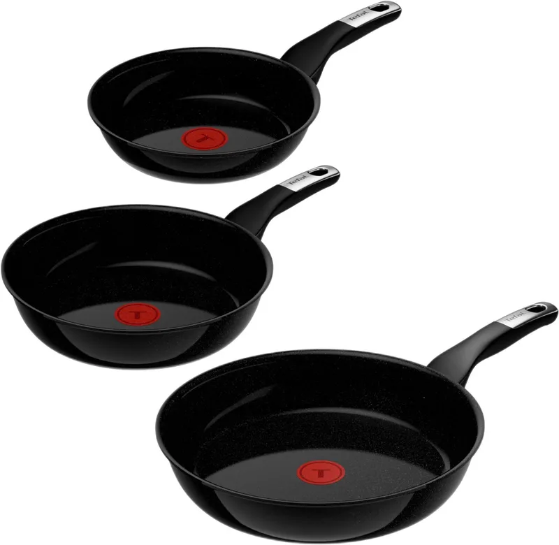 Explore Ceram keramische koekenpannenset 20/24/28 cm by Tefal in Black – product photo