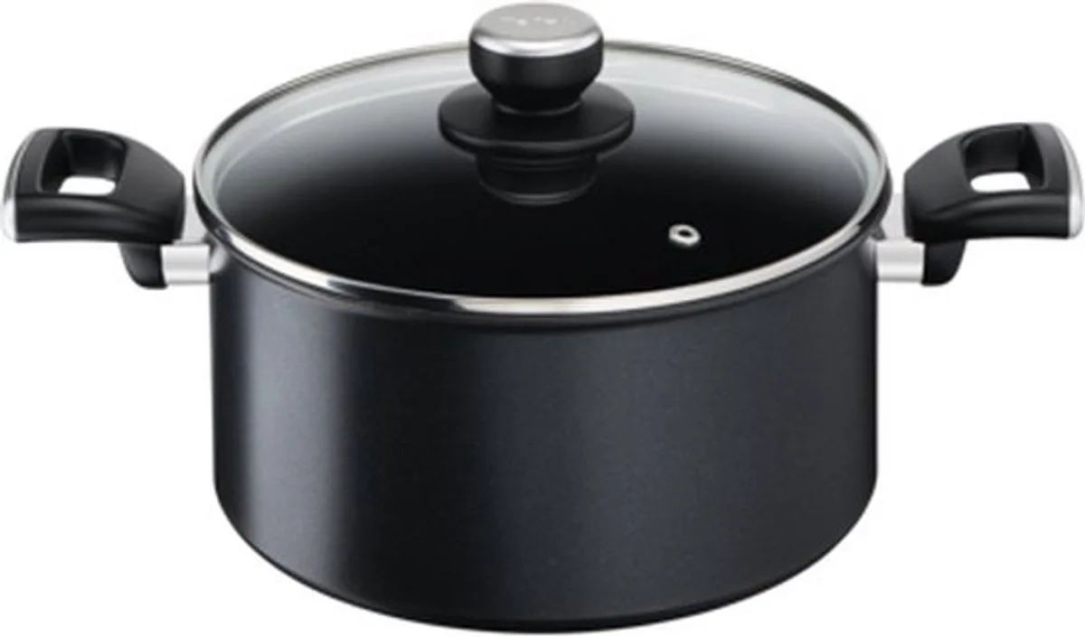 G2554672 steelpan 5,2 l Rond van Tefal in Zwart – productfoto