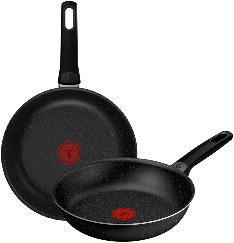 G7 Extra Pannenset 24/28cm - Traditioneel, Gasfornuis de Tefal en Noir – photo produit