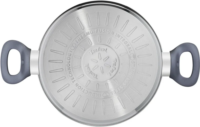 G7124414 steelpan 2,5 l Rond Roestvrijstaal by Tefal in Grey – product photo 3 of 5