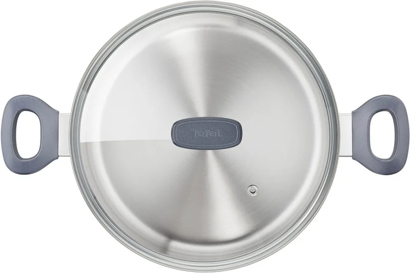 G7124414 steelpan 2,5 l Rond Roestvrijstaal by Tefal in Grey – product photo 2 of 5