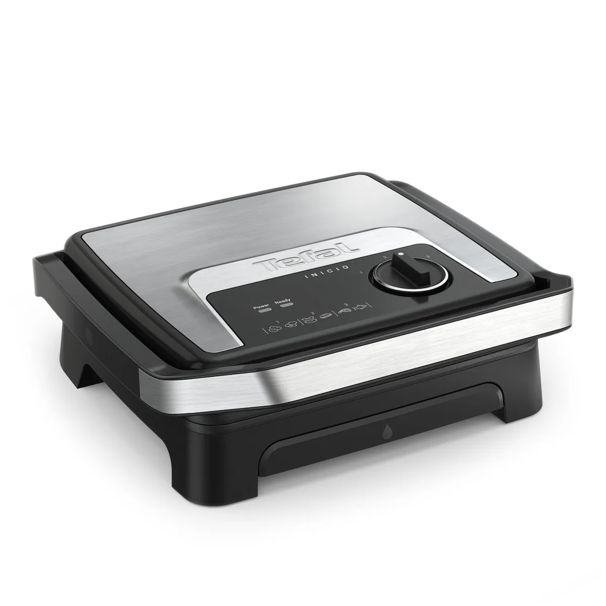 GC272D Inicio Contact grill Zwart van Tefal – productfoto