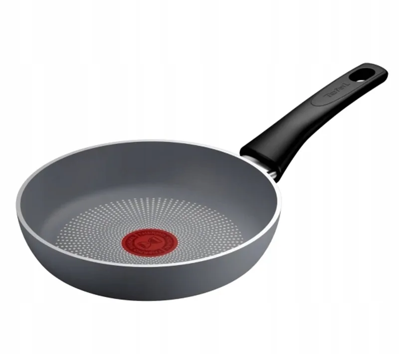 Halo Koekenpan 28cm Titanium - Geschikt voor Inductie von Tefal in Grau – Produktfoto