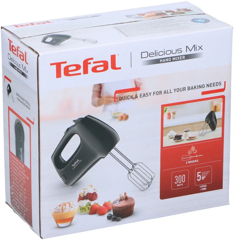 Handmixer 300W 5 Snelheden by Tefal in Black – product photo