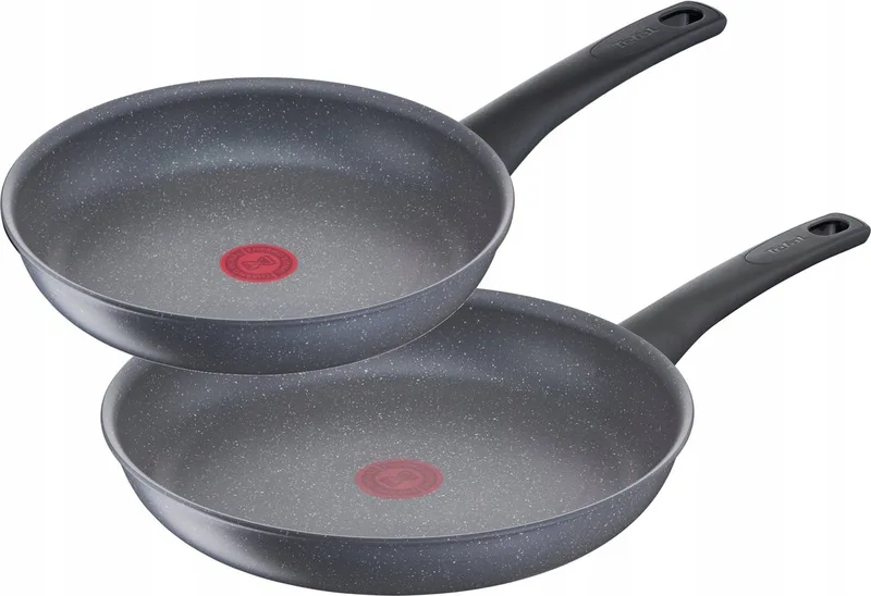 Healthy Chef Koekenpan Set 24/28cm - Geschikt voor Inductie de Tefal en Gris – photo produit