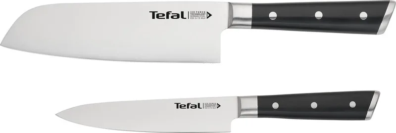 Ice Force Messenset - 2-delig - Santokumes 16,5 cm - Pettymes 13 cm - Robuust by Tefal in Rvs – product photo